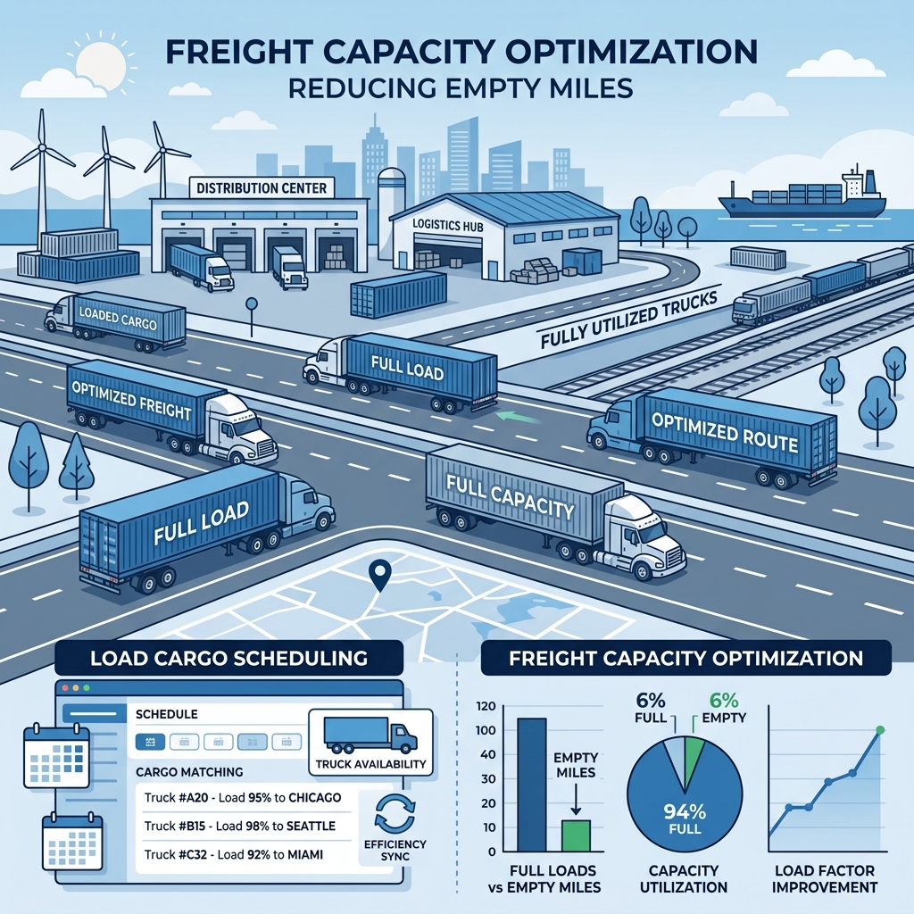 How to Reduce Empty Miles in Freight Transit